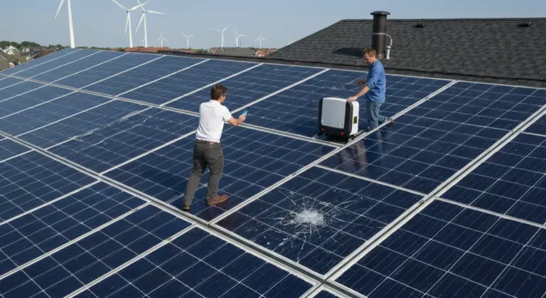 storing zonnepanelen