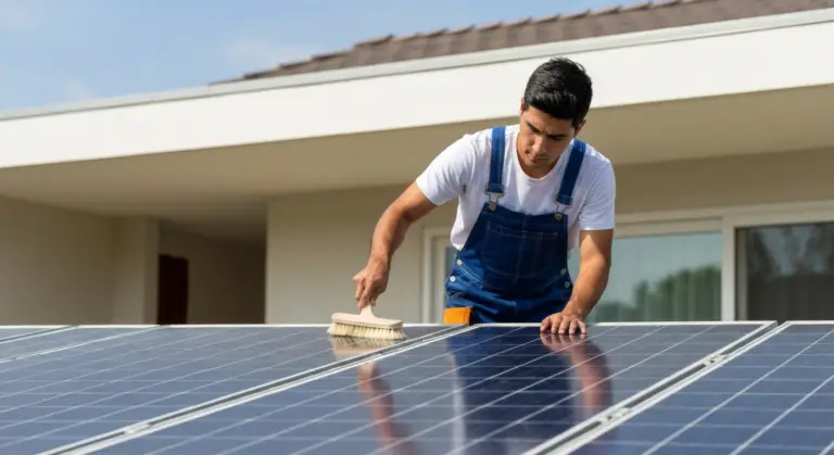zonnepanelen schoonmaken