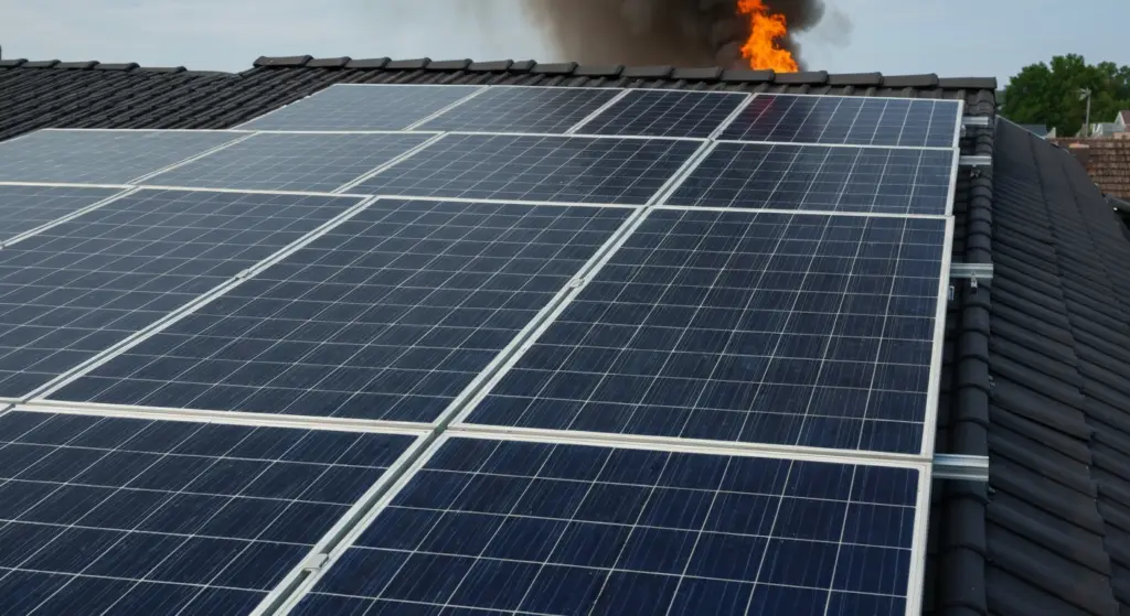 brandveiligheid zonnepanelen