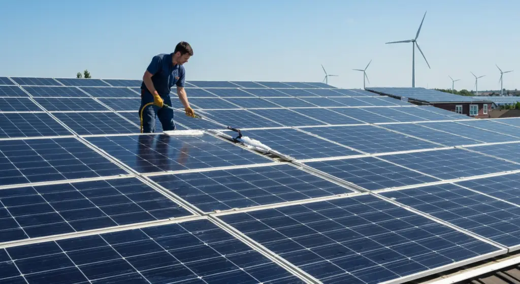 onderhoud zonnepanelen